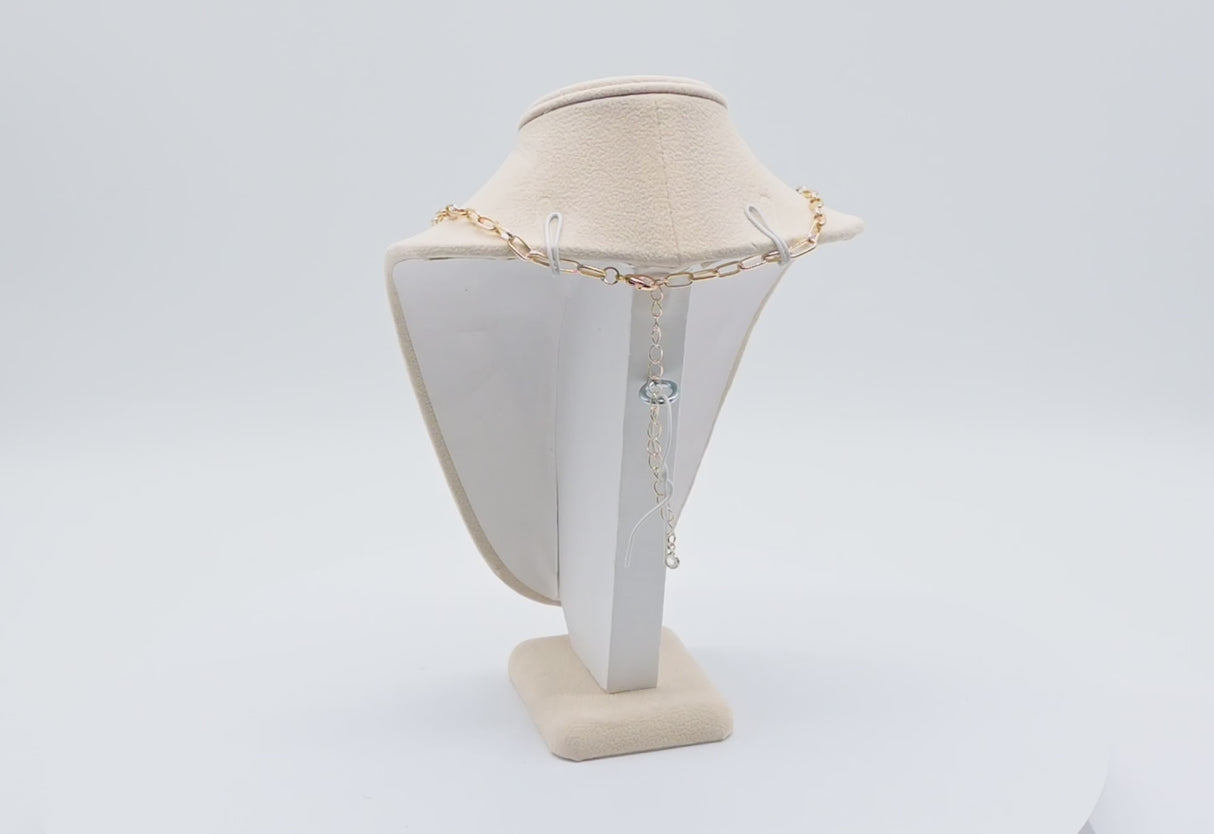 Beige Faux Suede Jewelry Necklace Display Bust, 10" Tall