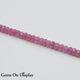 Ruby 3x6mm Faceted Beads Grade AA