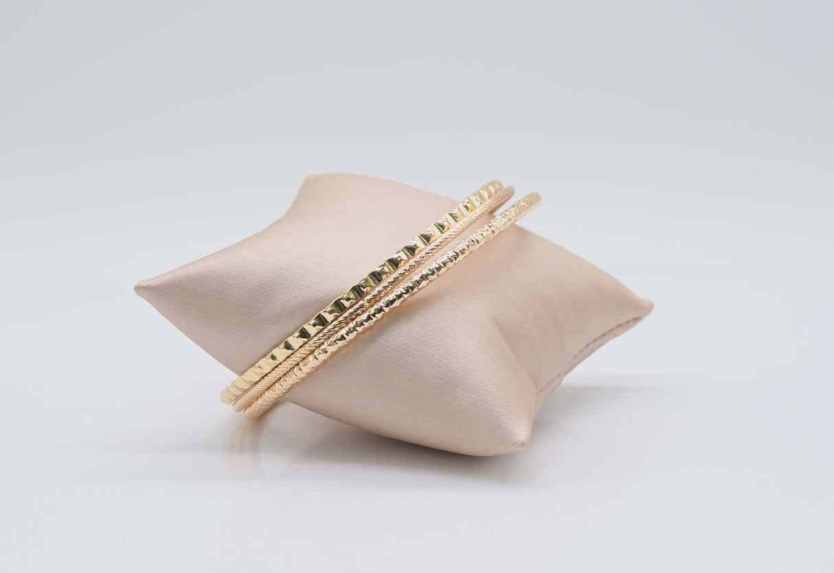Champagne Pink Leatherette Jewelry Bracelet / Watch Pillow