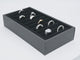 Black Leatherette 9-Slot Bangle Display Tray