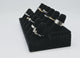 Black Velvet 12 Finger Jewelry Ring Display Stand