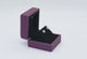 Purple Soft Touch Lighted Earring Box