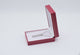 Red Leatherette, Gold Trim, Jewelry Earring / Pendant Box