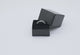 Glossy Black Paper Jewelry Ring Gift Packaging Boxes
