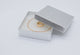 Silver Linen Pattern Paper Cotton Filled Jewelry Gift Boxes #33