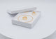 Glossy White Cotton Filled Jewelry Gift Boxes #53