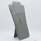 Steel Grey Leatherette Necklace Display Easel, 13-1/4" Tall