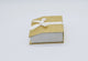 Gold & White Magnetic Ribbon Paper Large Pendant Gift Boxes