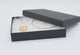 Matte Black Paper Cotton Filled Jewelry Gift Boxes #53