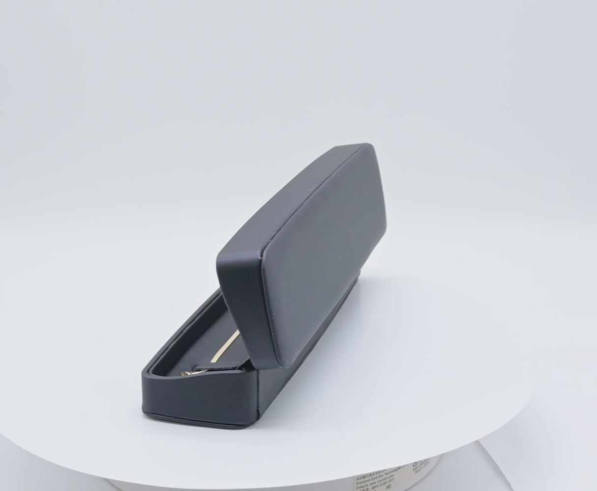 Premium Navy Blue Leatherette Bracelet / Watch Box