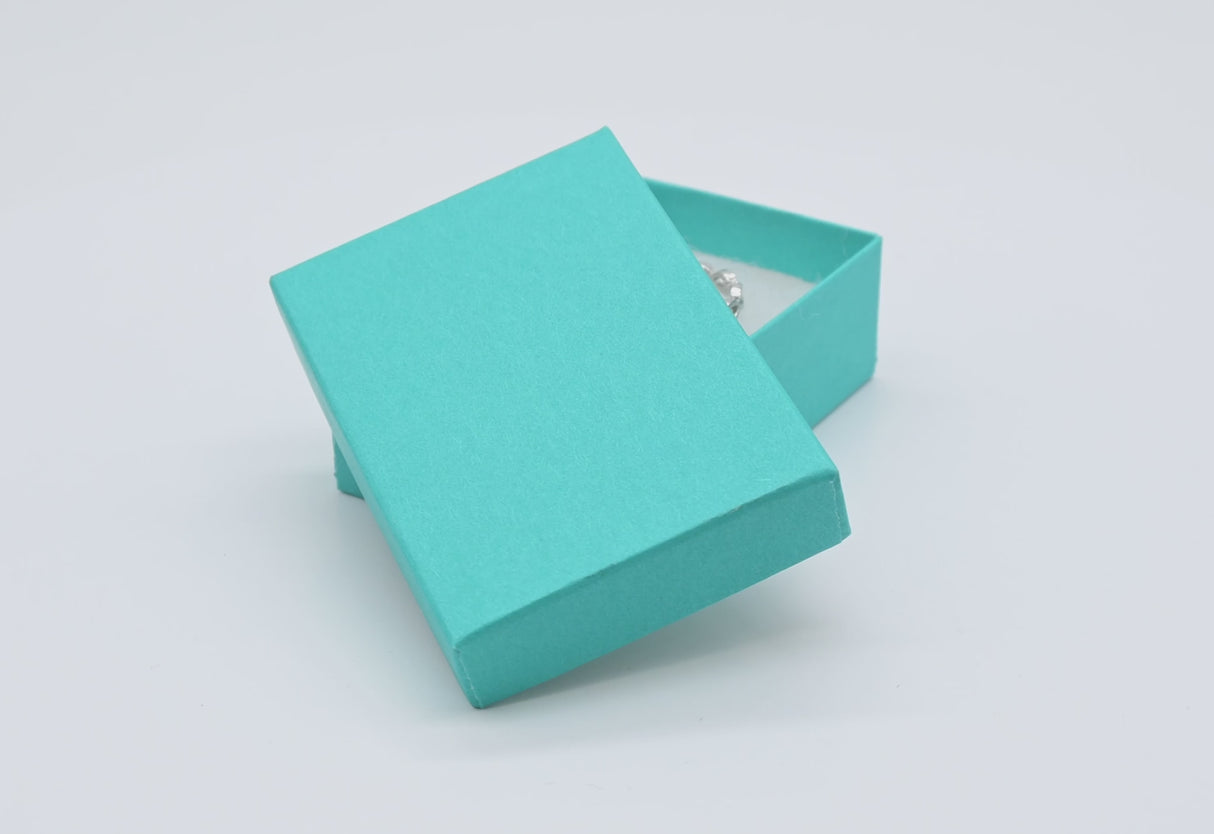 Tropical Blue Cotton Filled Box #32
