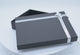 Black Paper Silver Bow-Tie Jewelry Necklace Boxes