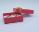 Red Linen Bow Tie Jewelry Pendant or Earring Gift Packaging Boxes