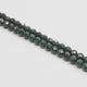 Green Goldstone Faceted Round Beads 4mm - 15" Strand