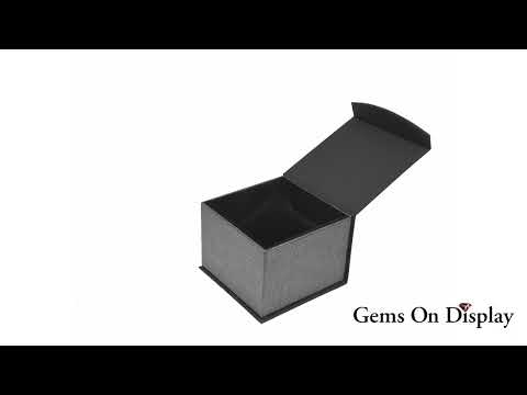 Grey and Black Magnetic Watch Pillow Box