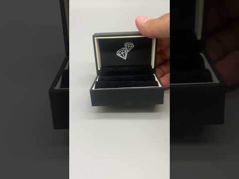 Midnight Black Velvet Ring Box