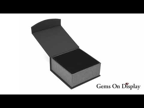 Black and Grey Jewelry Ring, Earring, and Pendant Combination Boxes