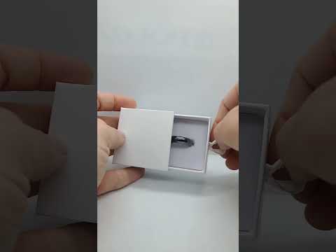 Matte White Paper Slide-Out Ring Box - 100 Pieces