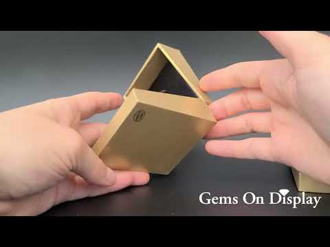 Metallic Gold T Insert Hoop Earring Packaging Gift Boxes