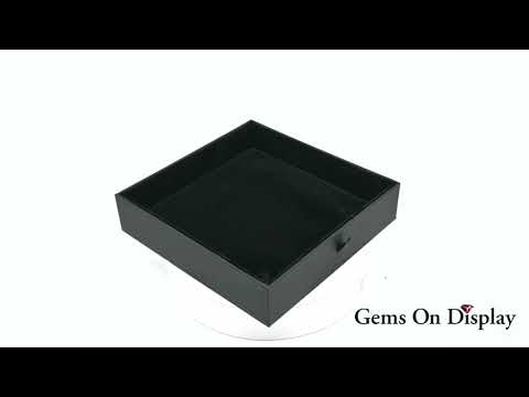 Metallic Grey Slider Large Necklace Box