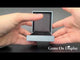 Metallic Silver Jewelry Pendant Gift Boxes W/ Flap Insert