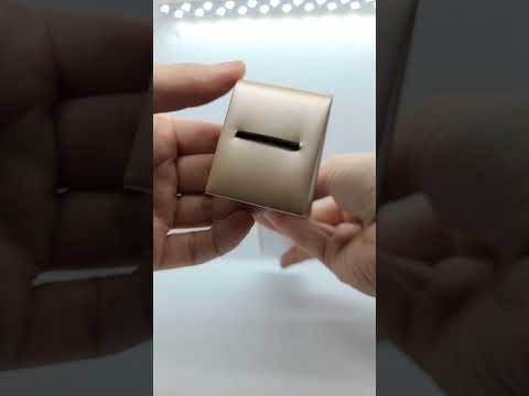 Pink Champagne Leatherette Jewelry Bracelet / Watch Display Ramp