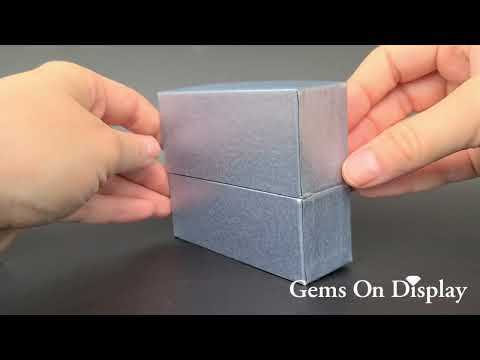 Metallic Silver Jewelry Bangle Gift Boxes