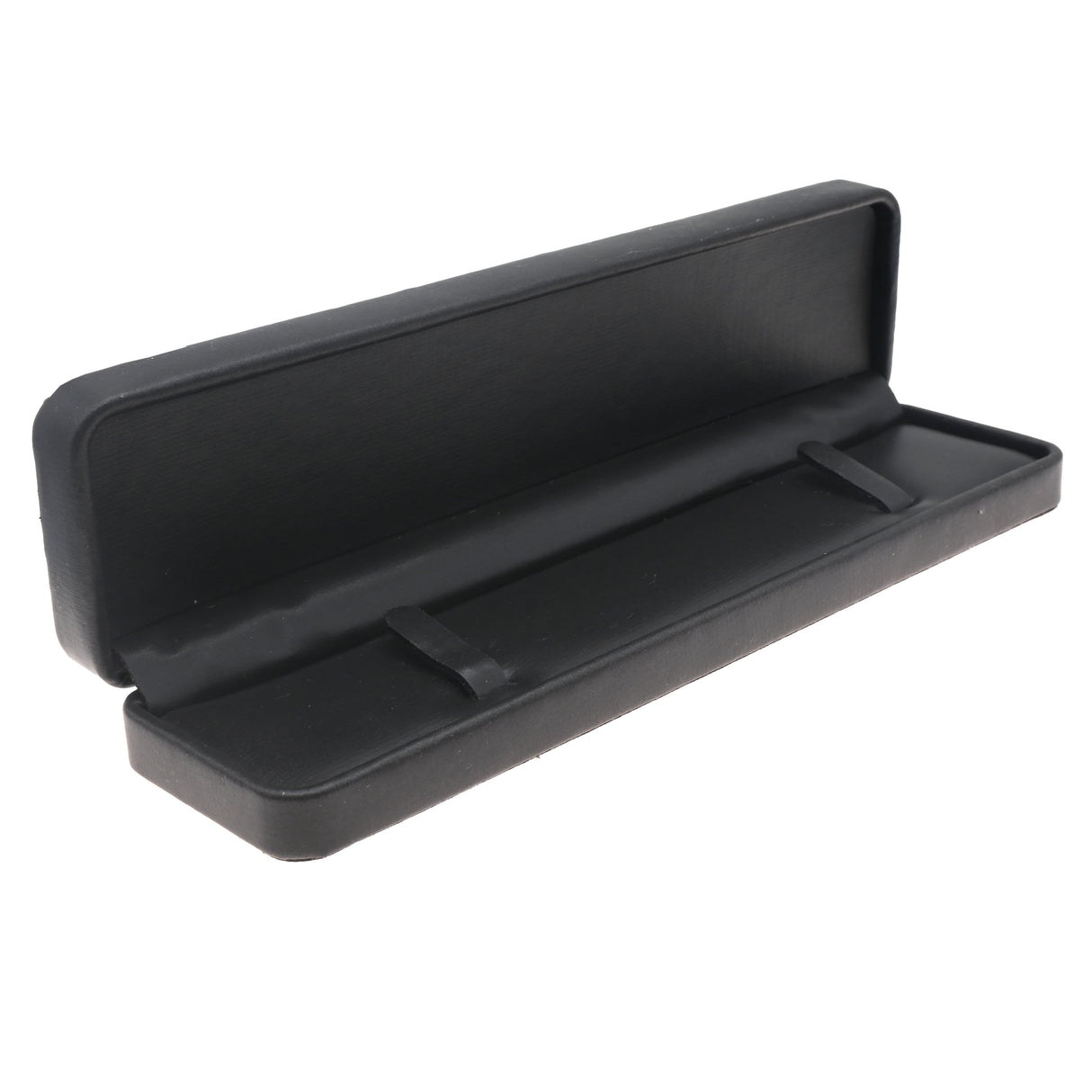 Black Leatherette Bracelet Gift Box – Pack of 12