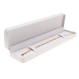 White Leatherette Bracelet Gift Box – Pack of 12