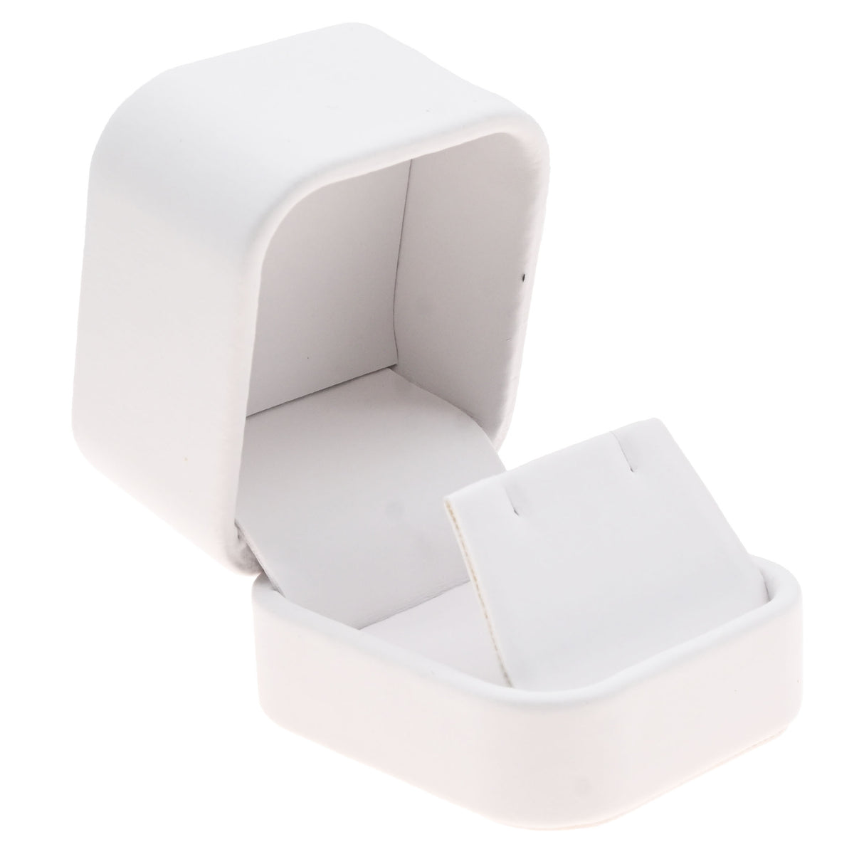 White Leatherette Earring & Pendant Gift Box – Pack of 12