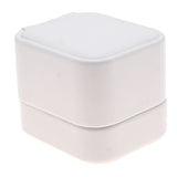 White Leatherette Earring & Pendant Gift Box – Pack of 12