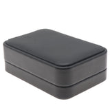 Black Leatherette Pendant & Earring Gift Box – Pack of 12