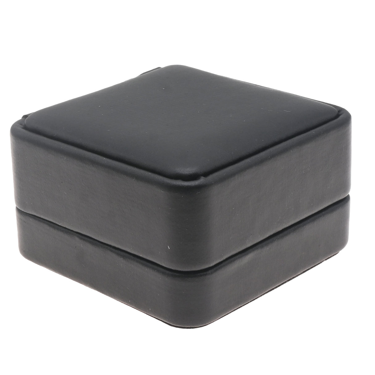 Black Rounded Corner Leatherette Pendant & Earring Box – Pack of 12