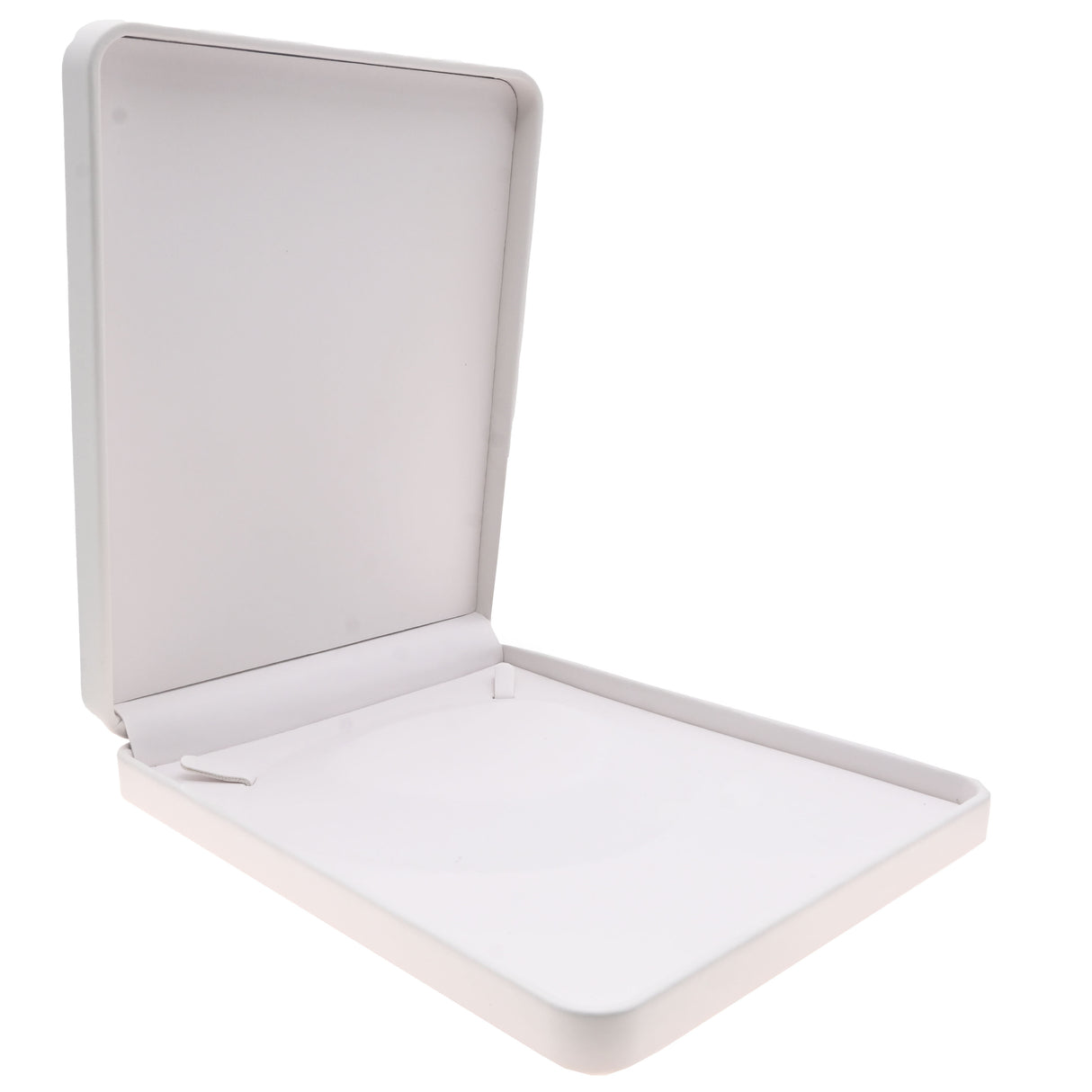White Leatherette Large Necklace Gift Box – Pack of 6