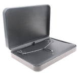 Black Leatherette Necklace Gift Box – Pack of 6