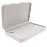 White Leatherette Necklace Gift Box – Pack of 6