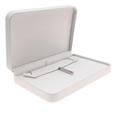 White Leatherette Necklace Gift Box – Pack of 6