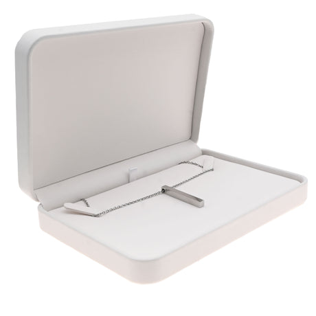 White Leatherette Necklace Gift Box – Pack of 6