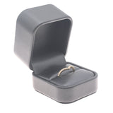 Black Leatherette Ring Gift Box – Pack of 12