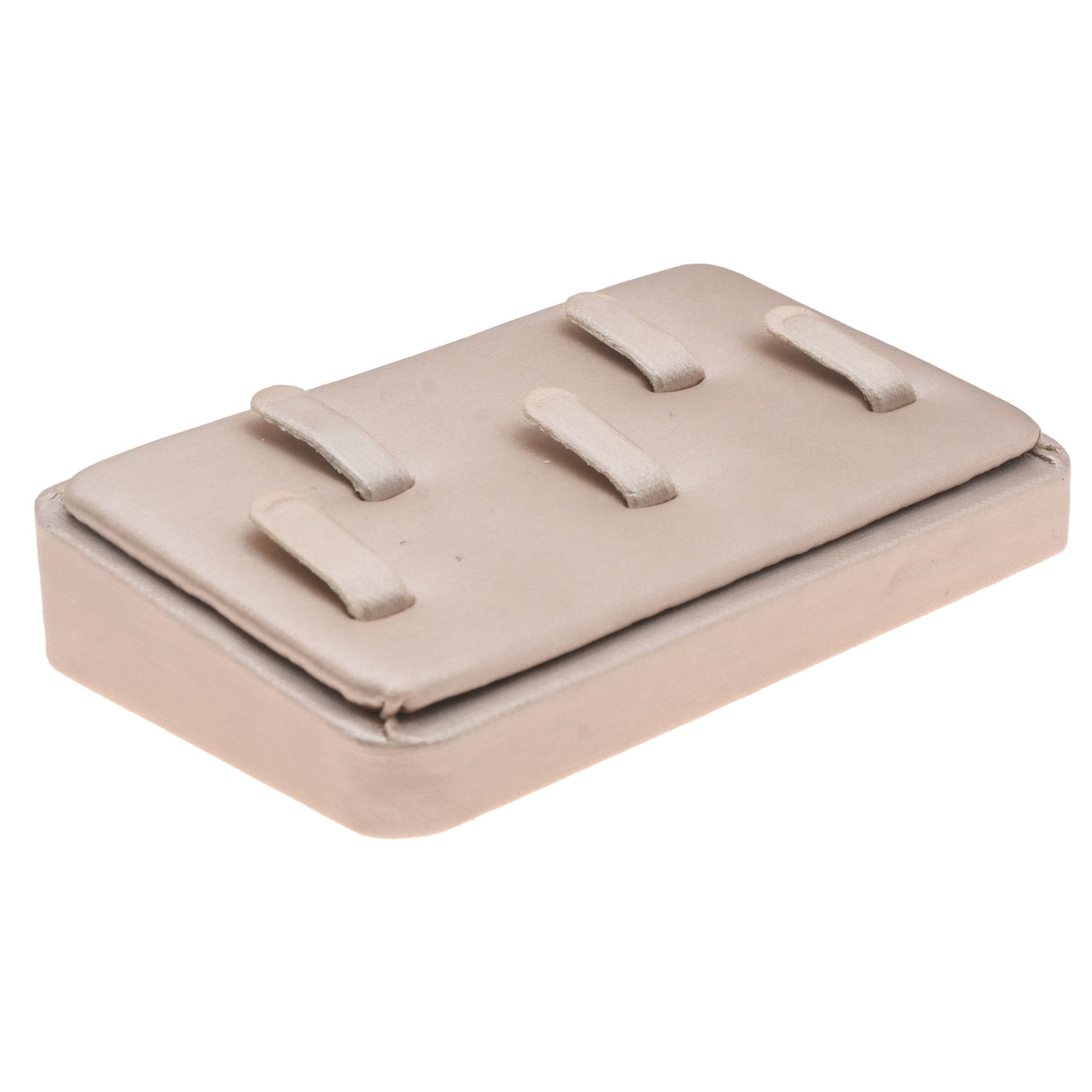 Champagne Pink 5 Clip Jewelry Ring Display