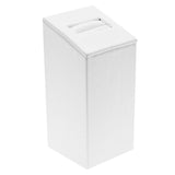 White Leatherette Jewelry Ring Stand, 3 1/4" Tall
