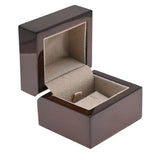Premium Brown Veneer Jewelry Earring or Pendant Box