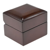 Premium Brown Veneer Jewelry Earring or Pendant Box