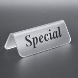 Acrylic Special Display Sign – 3.25" x 1.25"