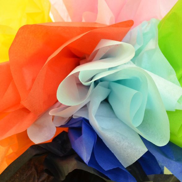 Bulk Gift Wrapping Color Assortment Decorative Tissue Paper, 480 Sheets