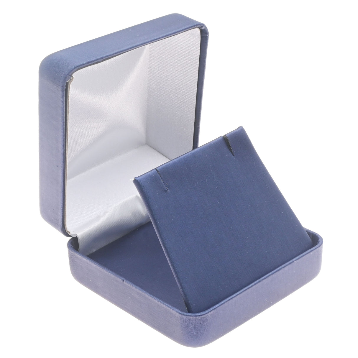 Blue Leatherette Pendant Box - Pack of 12