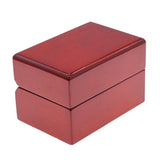 Red Rosewood Dual Jewelry Ring Gift Packaging Boxes
