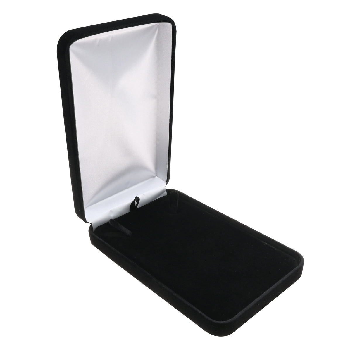 Black Velvet Necklace & Chain Gift Boxes, 4-1/4" x 7" – 6 Pack