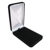 Black Velvet Necklace & Chain Gift Boxes, 4-1/4" x 7" – 6 Pack