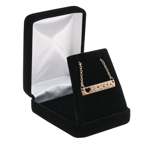 Black Velvet Jewelry Earring / Pendant Gift Boxes